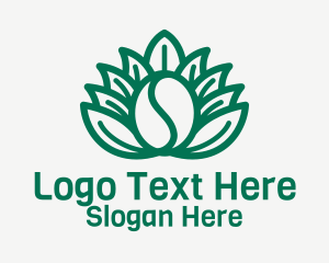 Organic Coffee Bean Logo