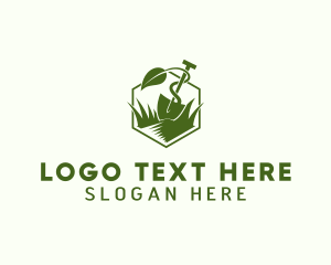 Dig - Landscaping Shovel Plant logo design