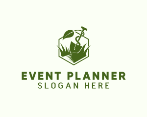 Landscaping Shovel Plant Logo