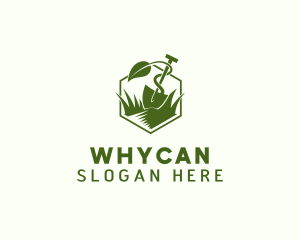 Landscaping Shovel Plant Logo
