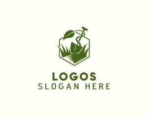 Field - Landscaping Shovel Plant logo design