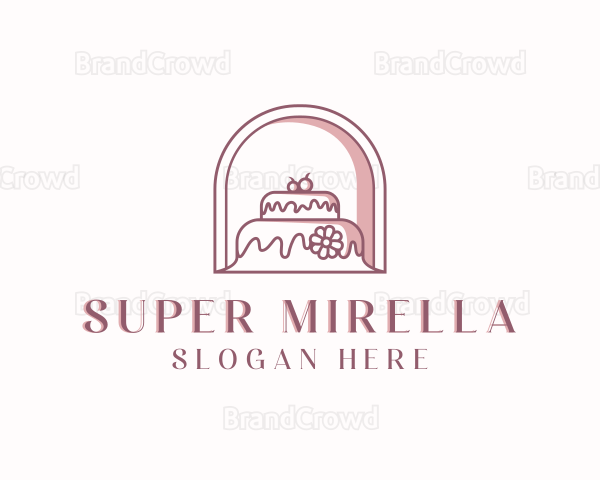 Sweet Cake Pastry Logo