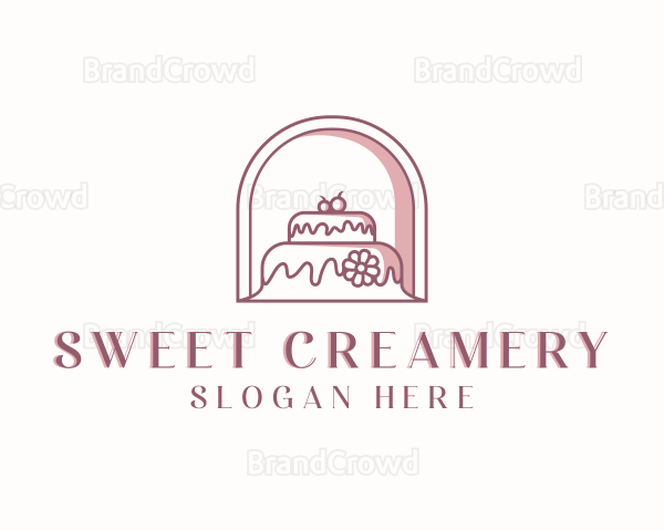 Sweet Cake Pastry Logo