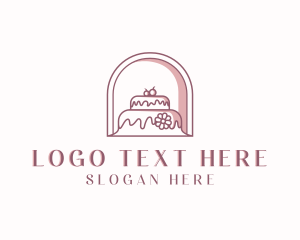 Sweet Cake Pastry Logo