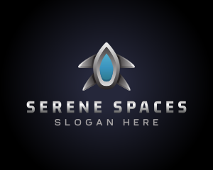 Metallic Spaceraft Aerospace logo design