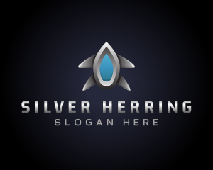 Metallic Spaceraft Aerospace logo design