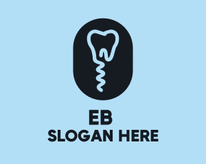 Endodontics Dental Tooth Logo