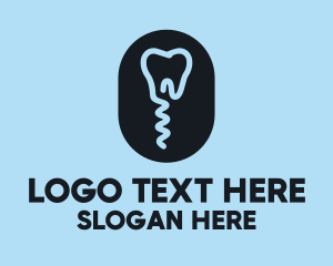 Endodontics Dental Tooth Logo