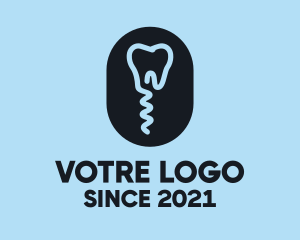 Oral Care - Endodontics Dental Tooth logo design