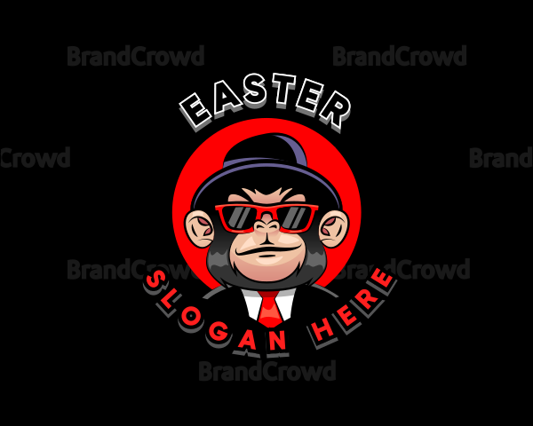 Gangster Monkey Boss Logo
