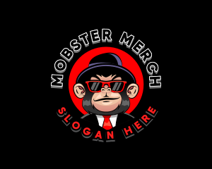 Gangster - Gangster Monkey Boss logo design