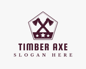 Lumberjack - Generic Axe Lumberjack logo design