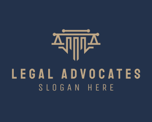 Law Firm Pillar logo design