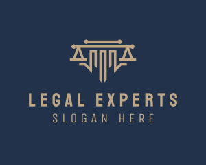 Law - Law Firm Pillar logo design