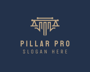 Law Firm Pillar logo design