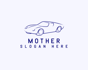 Oil - Blue Automotive Car logo design