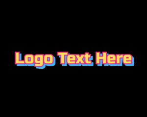 Cmyk - Printer Colors Wordmark logo design