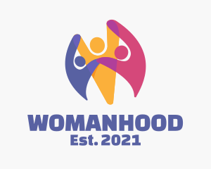 Humanitarian - Colorful Human Charity logo design