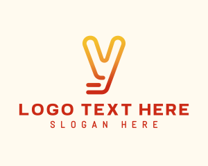 Gradient - Modern Letter Y logo design