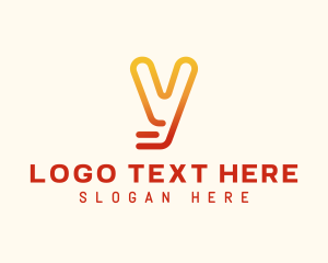 App - Modern Letter Y logo design