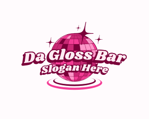 Retro Disco Bar logo design