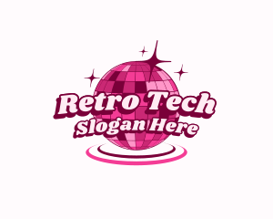 Retro Disco Bar logo design