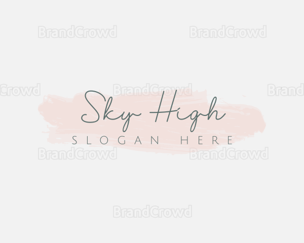 Feminine Handwritten Cursive Logo