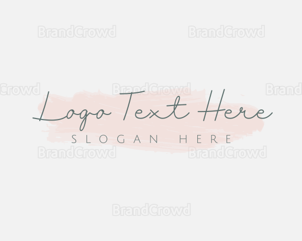 Feminine Handwritten Cursive Logo