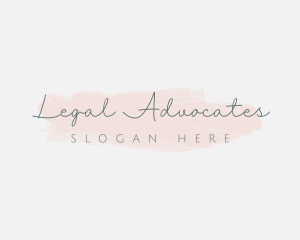 Feminine Handwritten Cursive Logo