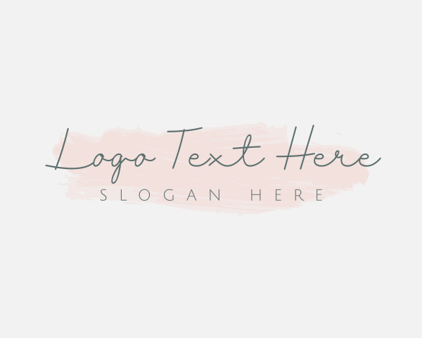 Paint - Feminine Handwritten Cursive logo design