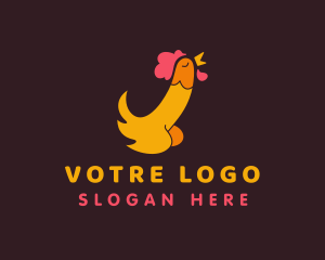 Naughty Erotic Chicken Logo