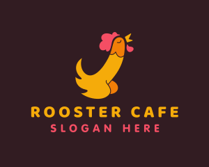 Naughty Erotic Chicken logo design