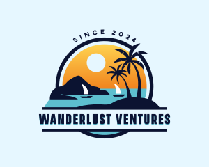 Traveling - Beach Travel Vacation logo design