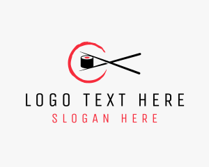 Sushi Stall - Japanese Sushi Bar logo design