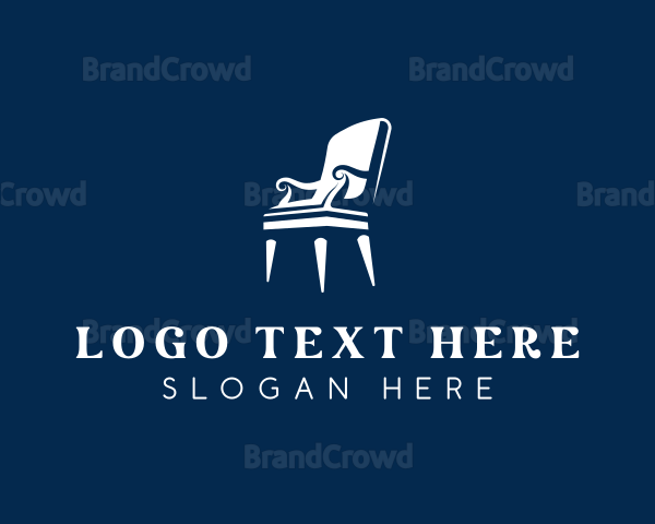 Chair Seat Upholstery Logo