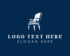 Interior Design - Chair Seat Upholstery logo design