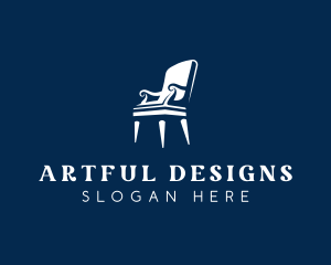 Chair Seat Upholstery logo design