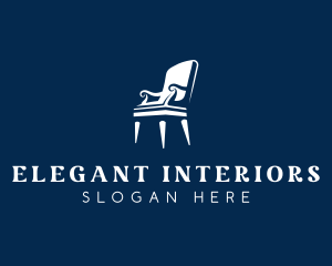 Chair Seat Upholstery logo design