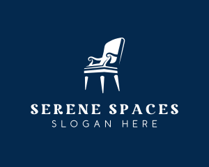 Chair Seat Upholstery logo design