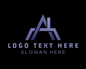 Roofing - House Architecture Letter logo design