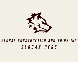 Hunting - Star Wolf Beast logo design