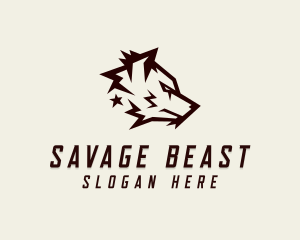 Beast - Star Wolf Beast logo design