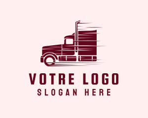 Vehicle - Express Truck Logistics logo design