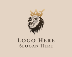 Beast - Royal Lion King logo design