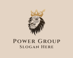 Crown - Royal Lion King logo design