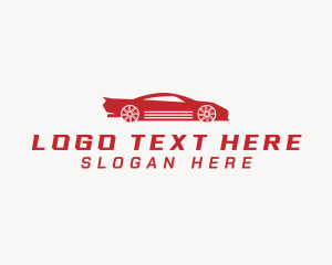 Racer - Sports Car Driving logo design