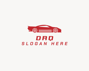 Sports Car Driving Logo