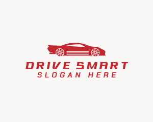 Sports Car Driving logo design