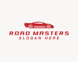 Driving - Sports Car Driving logo design