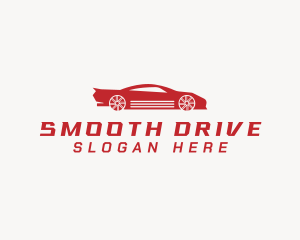 Sports Car Driving logo design